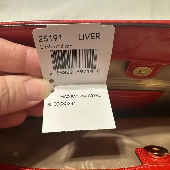 Coach Red Patent Leather Shoulder Bag - Picture 8 of 12